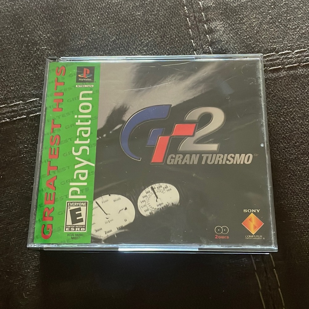 🏁 Gran Turismo 2 Greatest Hits PS1 PlayStation 1 CIB 2 Disc Complete